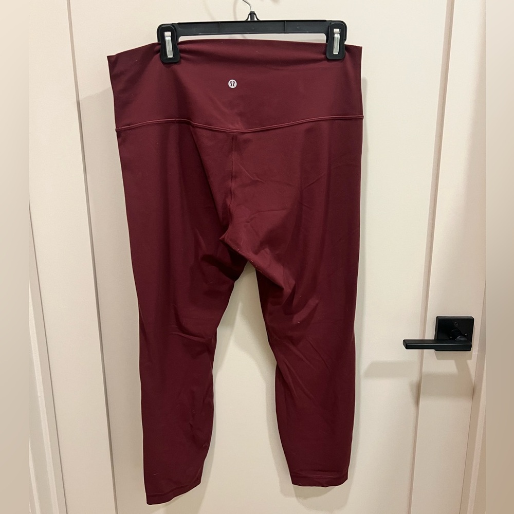 Lululemon Align Deep Red Leggings
